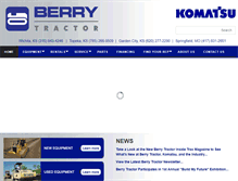 Tablet Screenshot of berrytractor.com